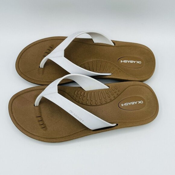 Okabashi Sandals Womens Size S (5-6) Breeze Supportive Comfort Thong Flip Flops - Picture 7 of 11